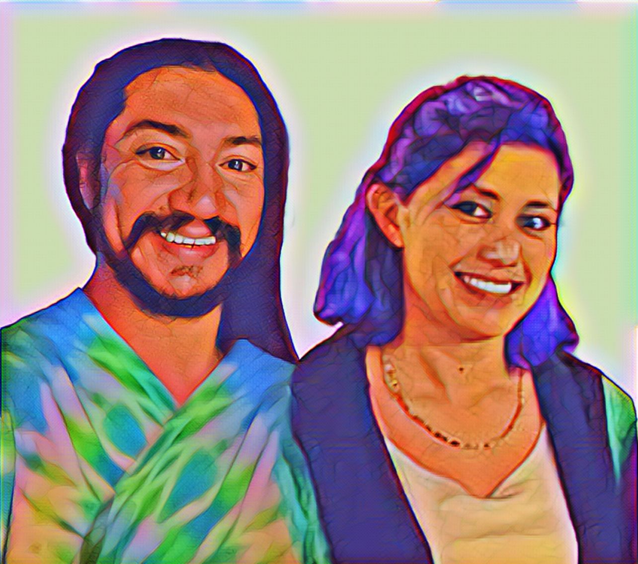 Lee Saucedo y Gabriela Monasterios